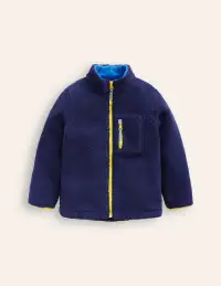 Cosy Windproof Fleece-College Navy