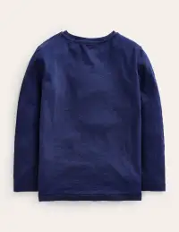 Everyday Long Sleeve T-Shirt-College Navy(2-3y)