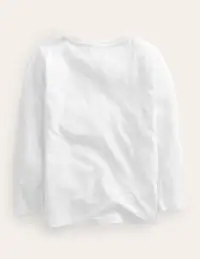 Everyday Long Sleeve T-Shirt-White(12-18m)