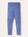 Fun Leggings-Surf Blue/Ivory