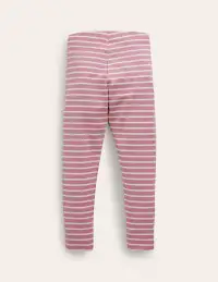 Fun Leggings-Formica Pink/Ivory Stripe(2-3y)