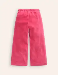 Heart Pocket Velour Sweatpants-Vintage Pink(2-3y)