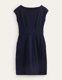 Florrie Jersey Dress-Navy(Petite,2)