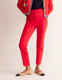 Highgate Ponte Pants-Hot Pepper(Petite,2)