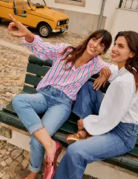 Girlfriend Jeans-Light Vintage(Petite,25)