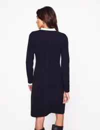 Cornelia Ottoman Dress-Black(Petite,2)
