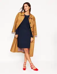 Cornelia Ottoman Dress-Navy(Petite,2)