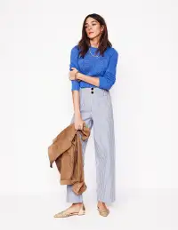Primrose Patch Pocket Pants-Ticking Stripe