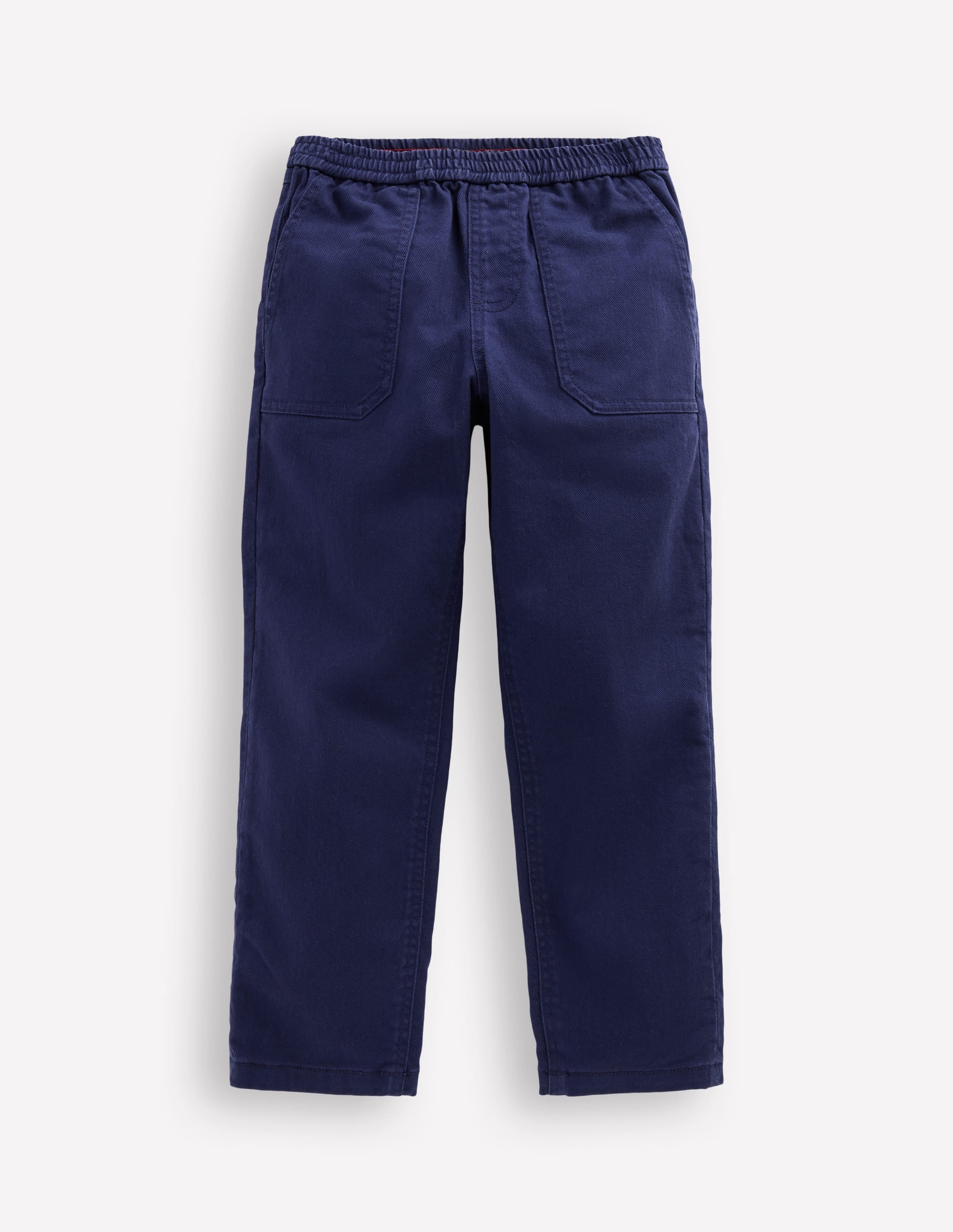 Pull-On Trousers-Navy