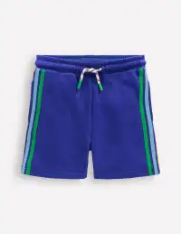 Rainbow Shorts-Peacock Plume Blue
