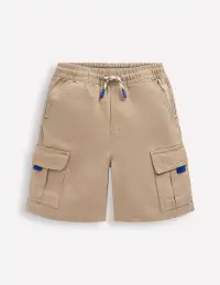 Everyday Cargo Shorts-Stone Grey