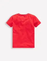Everyday Short Sleeve T-Shirt-Poppy Red(2-3y)