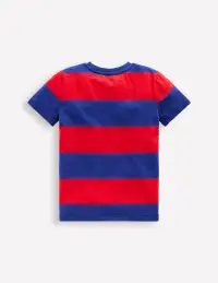Everyday Short Sleeve T-Shirt-Rockabilly Red / Orion Blue(2-3y)