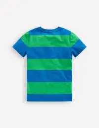 Everyday Short Sleeve T-Shirt-Sapling Green / Starboard Blue(2-3y)
