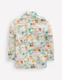 Cotton Shirt-Birthday Print(2-3y)