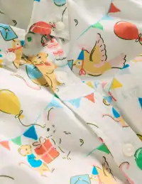 Cotton Shirt-Birthday Print(2-3y)