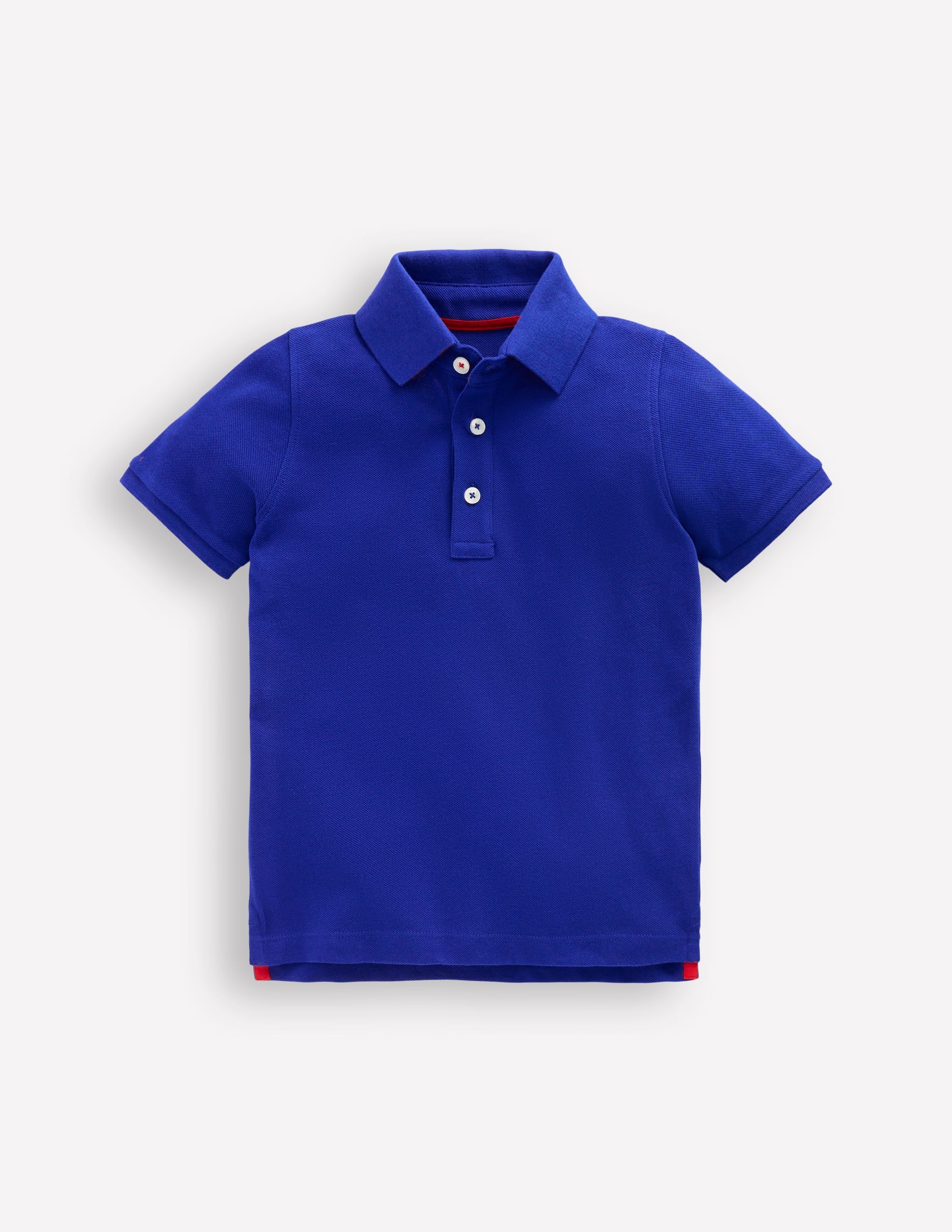 Piqué Polo Shirt-Bright Blue