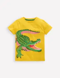 Superstitch T-Shirt-Zest Yellow Crocodile