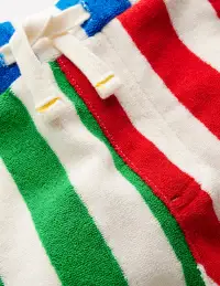 Towelling Shorts-Hotch Potch Stripe(2-3y)