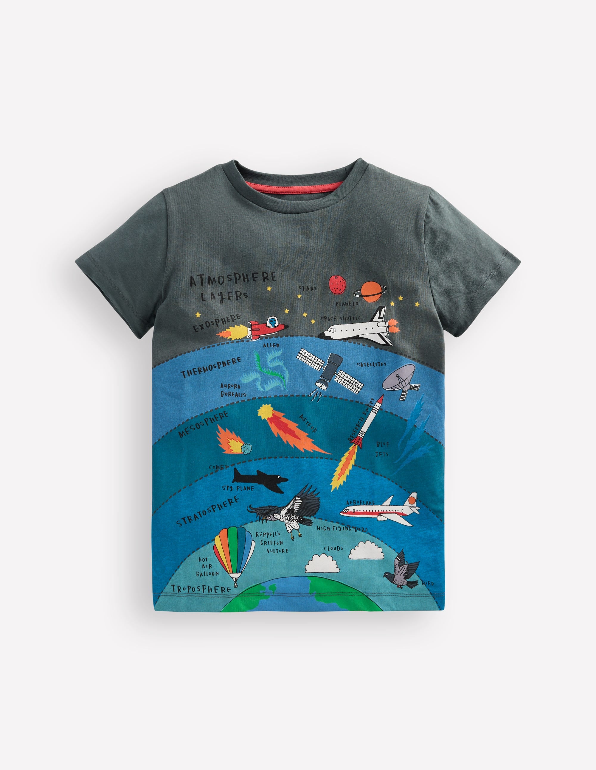 Short Sleeve Printed T-Shirt-Smoke Atmosphere