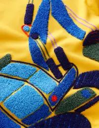 Chain Stitch T-Shirt-Pineapple Yellow Digger(2-3y)