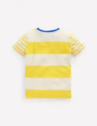 Everyday Short Sleeve T-Shirt-Pineapple Yellow/ Ivory Multi(2-3y)