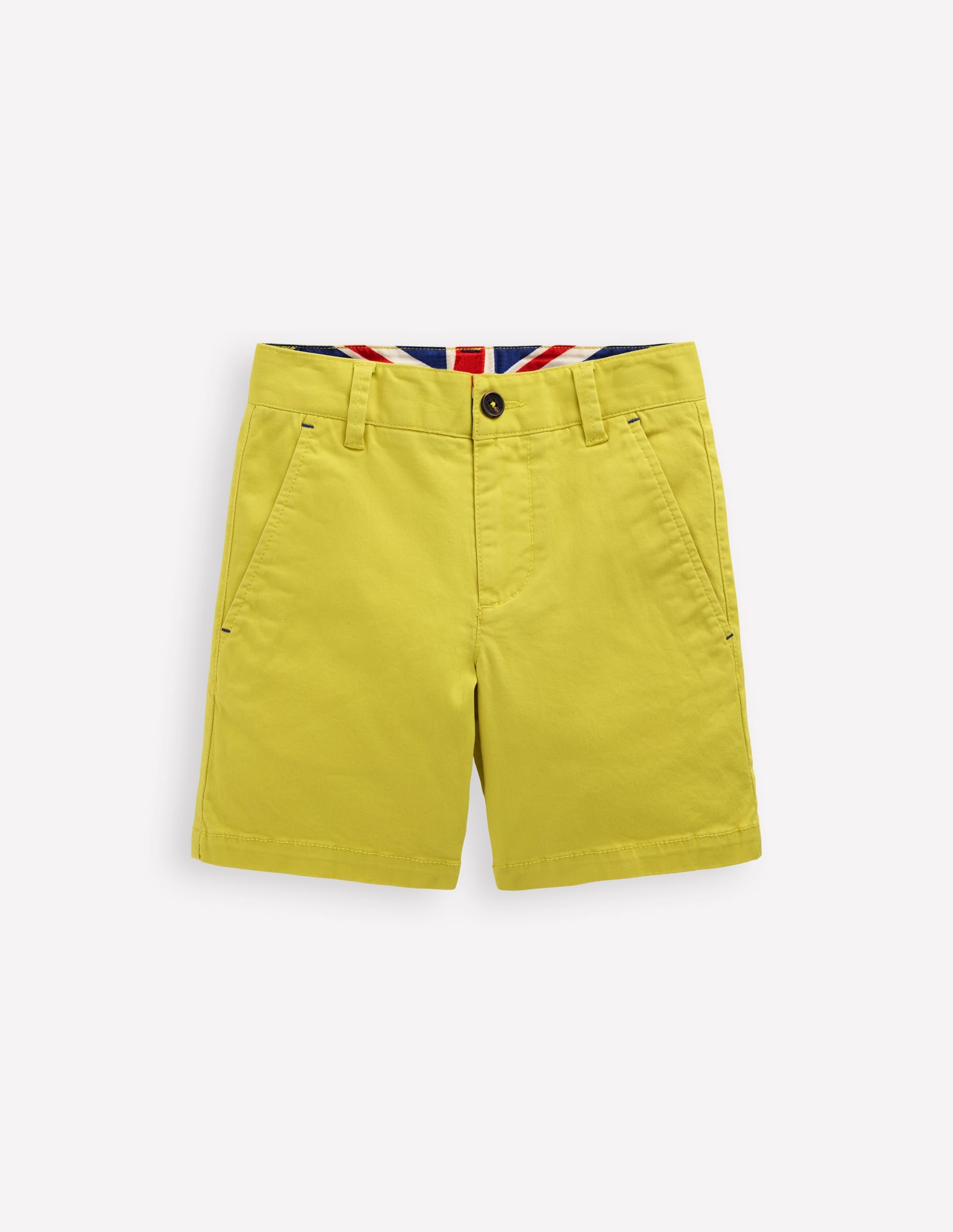 Classic Chino Shorts-Pineapple Yellow