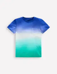 Tie Dye T-Shirt-Bright Blue Pineapple Yellow