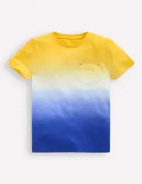 Tie Dye T-Shirt-PASSIONFRUIT / SURF THE WEB