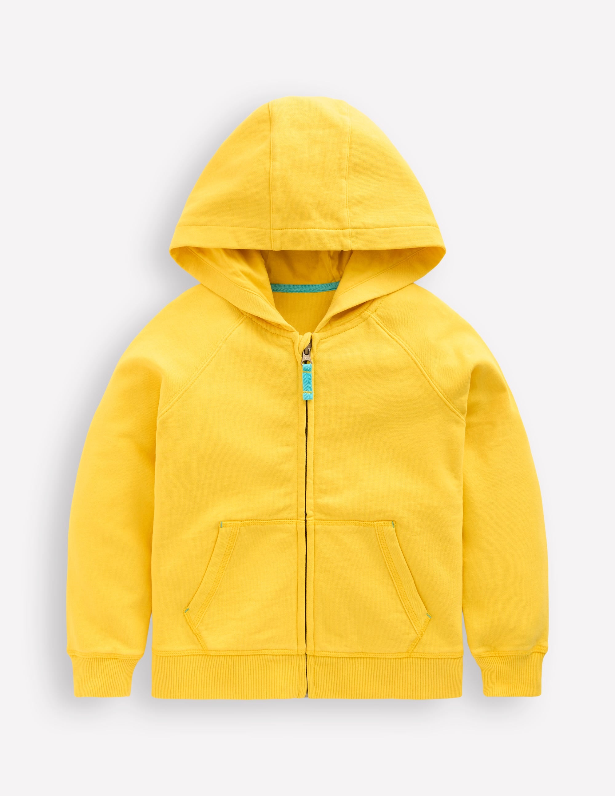 Garment Dye Zip Up Hoodie-Passionfruit