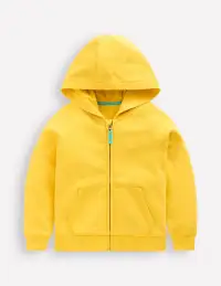 Garment Dye Zip Up Hoodie-Passionfruit