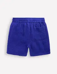 Double Cloth Shorts-Bright Blue(2-3y)