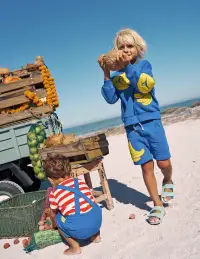 Fun Sweatshort-Surf the Web Banana