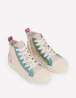 Leather Metallic High Tops-Multi Metallic(24)