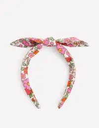 Bow Headband-Apple blossom