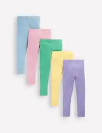 5-pack Leggings-Multi Pastel