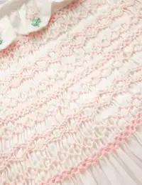 Occasion Smocked Dress-Ivory(2-3y)