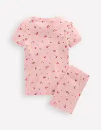 Snug Pointelle Pajamas-Botanical Pink Rose Sprig(2y)