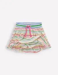 Pleated Jersey Skort-Multi Stripe(2-3y)