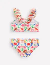Frill Strap Bikini-Ivory Mermaid(2-3y)