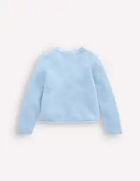 Everyday Cotton Cardigan-Glacier Blue(2-3y)