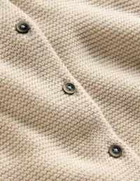 Essential Crew Neck Cardigan-Ecru(2-3y)