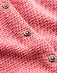 Essential Crew Neck Cardigan-Formica Pink(2-3y)