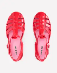 Jelly Shoe-Post Box Red/ Soft Pink(36)