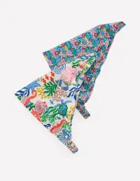 2 Pack Headscarves-Multi Flowerbed/Coral Cove