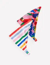 2 Pack Headscarves-Multi Stripe/Parrot