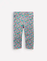 Fun Cropped Leggings-Multi Flowerbed