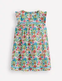 Celia Woven Holiday Dress-Multi Holiday Flowerbed