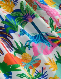 Celia Woven Holiday Dress-Soft Ivory Multi Jungle(2-3y)