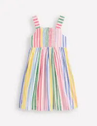 Remy Button Through Dress-Multi Stripe(2-3y)